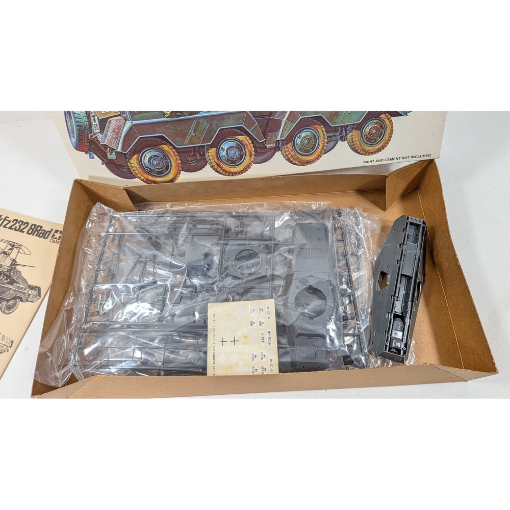 Tamiya 1/35 Schwerer Panzerspähwagen 8Rad Sdkfz 232 Armored Car Model Kit MM136A - Picture 6 of 12